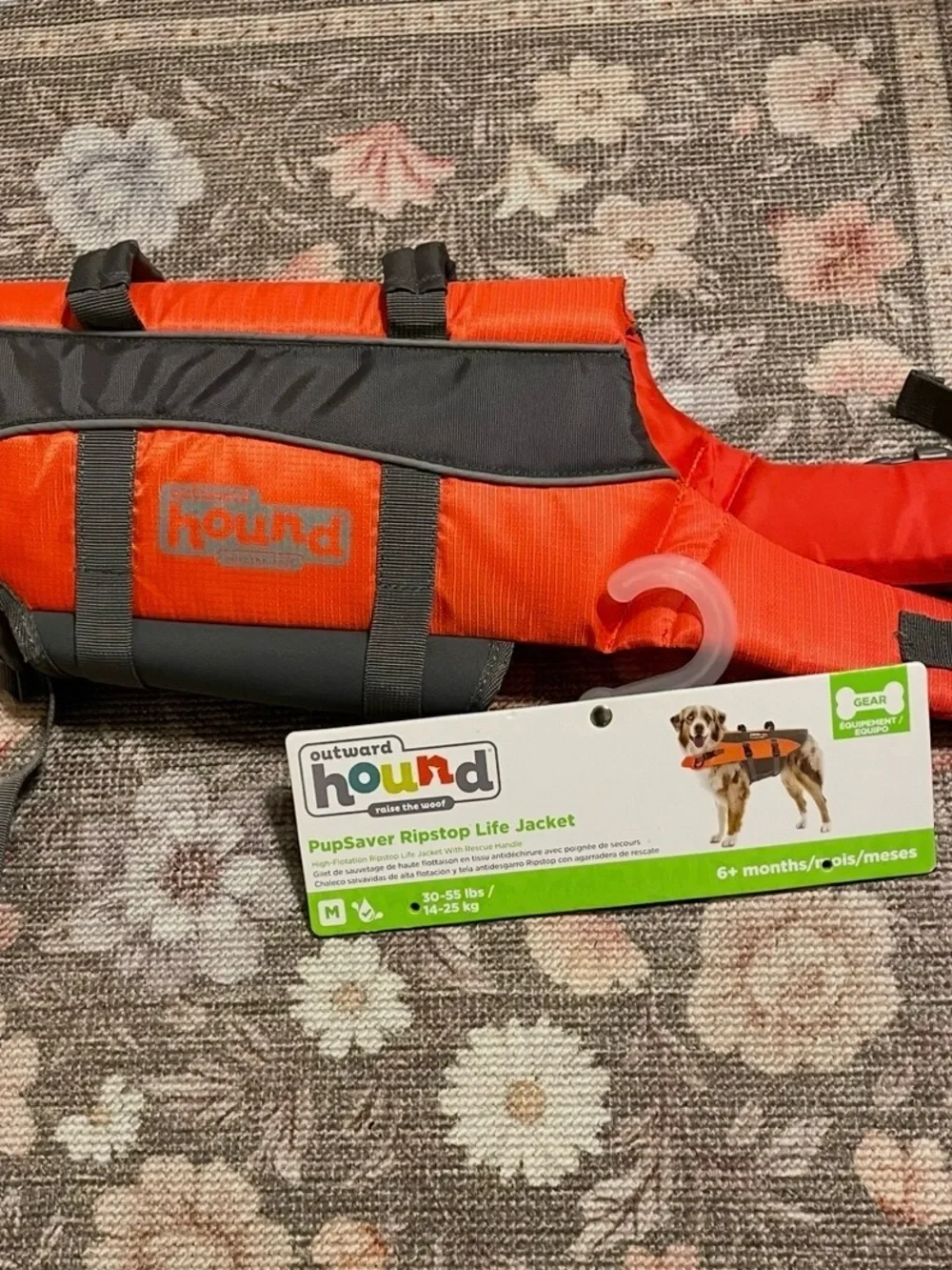 Outward Hound pup saver rip stop lifejacket, Medium